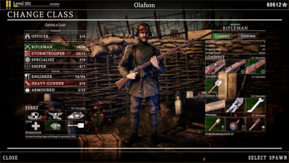 Over The Top WWI Steam game