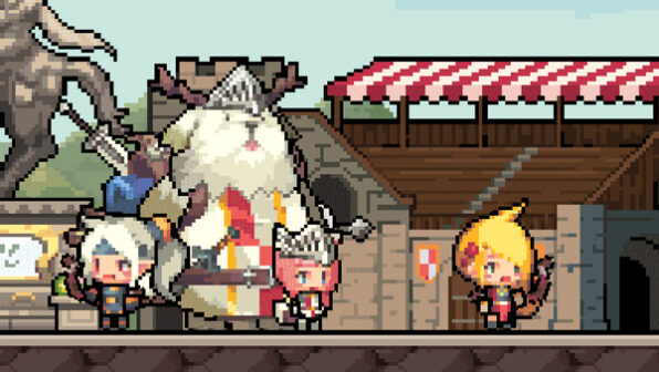 Crusaders Quest Hero Town Gameplay