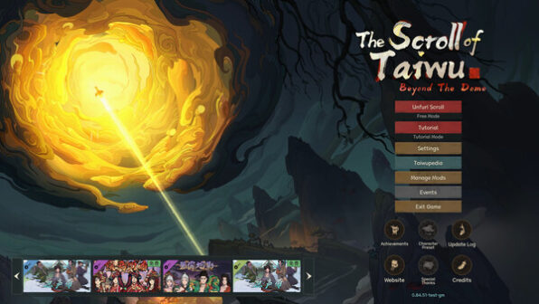 The Scroll of Taiwu : Beyond The Dome Gameplay