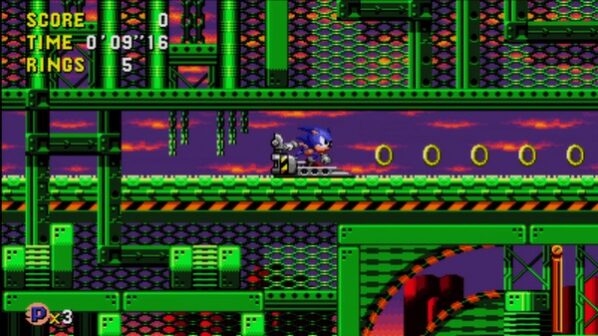 Sonic CD Gameplay