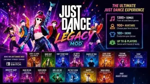 Just Dance Legacy MOD Switch NSP On Pc