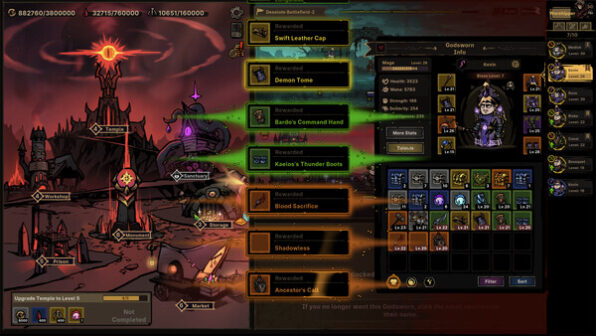 Path of Idle: Old Gods Rising Gameplay