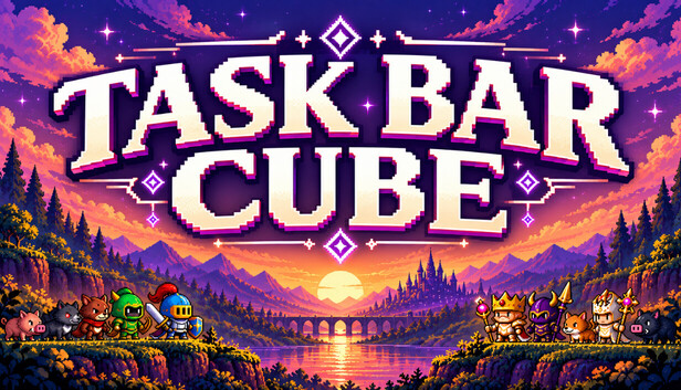 Task Bar Cube PC Game